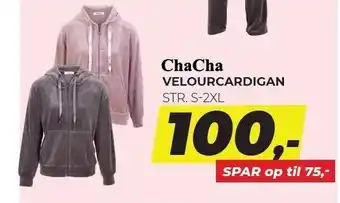 Chacha velourcardigan