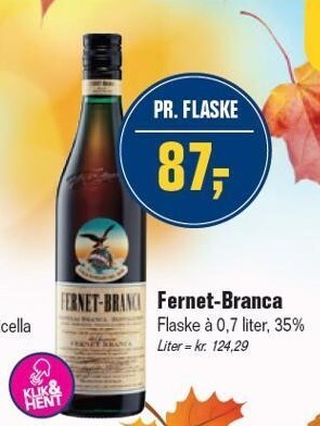 Otto Duborg Fernet-branca tilbud