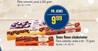 Otto Duborg Toms rene chokolade tilbud