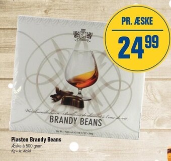 Otto Duborg Piasten brandy beans tilbud