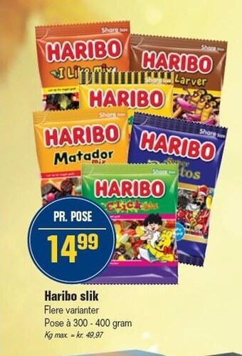Otto Duborg Haribo slik tilbud