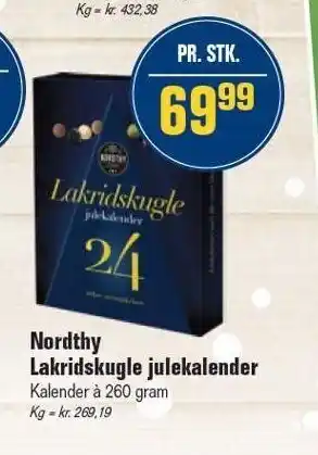 Otto Duborg Nordthy lakrids julekalender tilbud