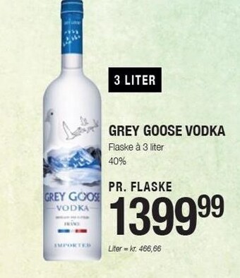 Otto Duborg Grey goose vodka tilbud