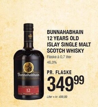 Otto Duborg Bunnahabhain 12 years old islay single malt scotch whisky tilbud