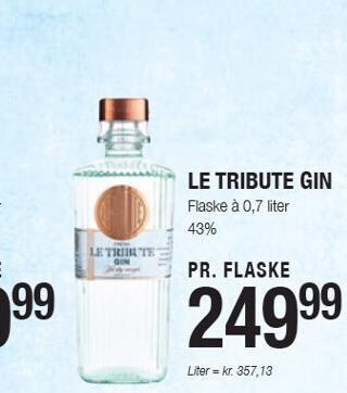Otto Duborg Le tribute gin tilbud
