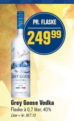 Otto Duborg Grey goose vodka tilbud