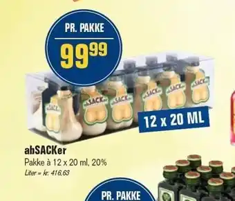 Otto Duborg Absacker 12x20 ml. tilbud
