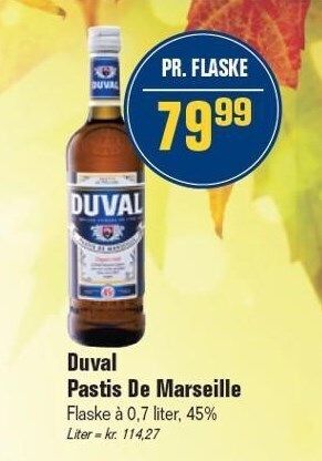 Duval pastis de marseille