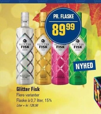 Glitter fisk