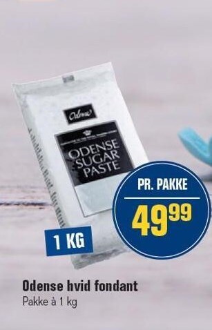 Otto Duborg Odense hvid fondant tilbud