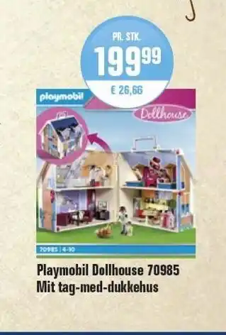Otto Duborg Playmobil dollhouse tilbud