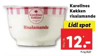 Lidl Risalamande tilbud