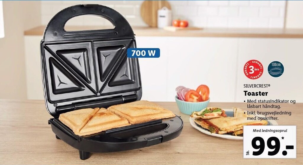 Toaster tilbud hos Lidl