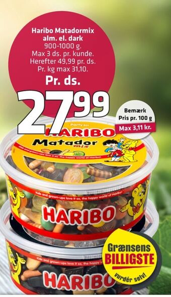 Fleggaard Matador mix slikbøtter dark tilbud