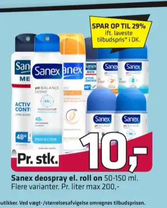 Fleggaard Sanex deo roll-on tilbud
