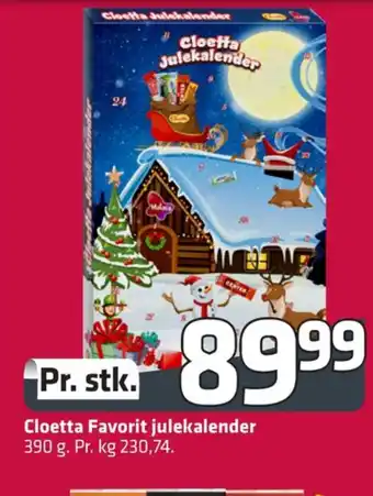 Fleggaard Cloetta julekalender tilbud