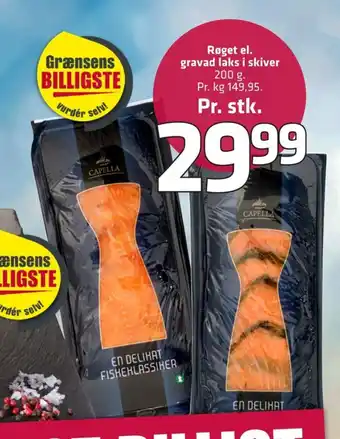 Capella laks i skiver