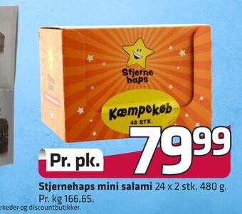 Fleggaard Stjernehaps salami tilbud