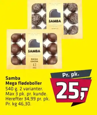Fleggaard Samba flødeboller kokos tilbud