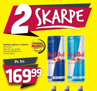 Fleggaard Red bull energidrik tilbud