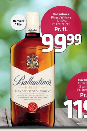 Ballantines whisky