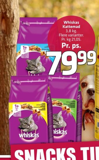 Fleggaard Whiskas kattefoder tilbud