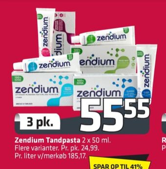 Fleggaard Zendium tandpasta tilbud