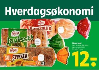Coop 365 Pågen brød tilbud