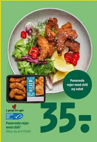 Coop 365 Panerede rejer med chili tilbud