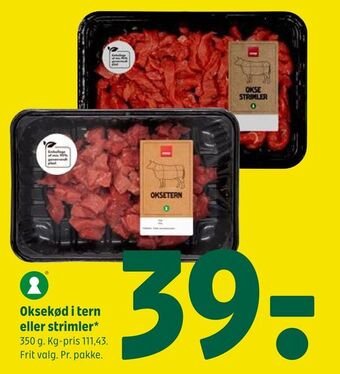 Coop 365 Oksekød i tern tilbud