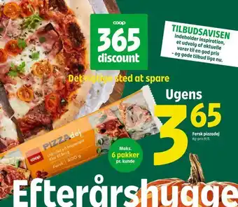 Coop 365 Fersk pizzadej tilbud