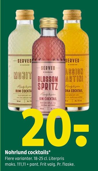 Coop 365 Nohrlund cocktails tilbud
