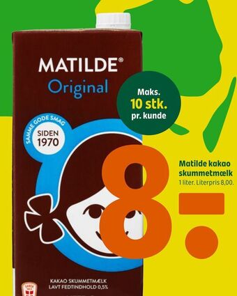 Coop 365 Matilde kakao skummetmælk tilbud