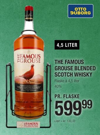 Otto Duborg The famous grouse blended scotch whisky tilbud