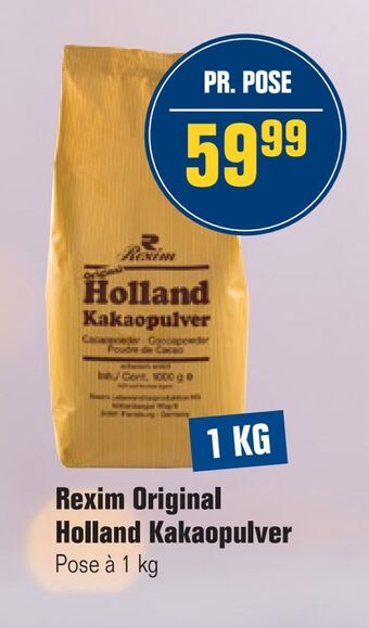 Otto Duborg Rexim original holland kakaopulver tilbud