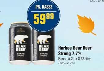 Otto Duborg Harboe bear beer strong 7,7% tilbud