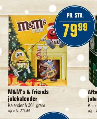 Otto Duborg M&m's & friends julekalender tilbud