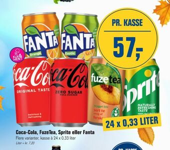 Otto Duborg Coca-cola, fuzetea, sprite eller fanta tilbud
