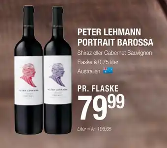 Poetzsch Padborg Peter lehmann portrait barossa tilbud