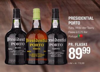 Presidential porto