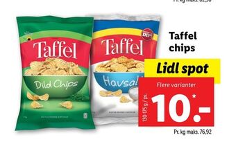 Lidl Taffel chips tilbud