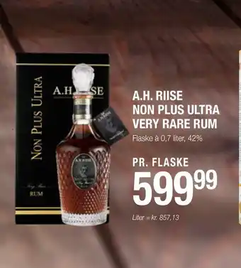 A.h. riise non plus ultra very rare rum