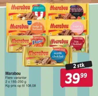 Fakta Tyskland Marabou chokoladeplade popcorn & havsalt tilbud