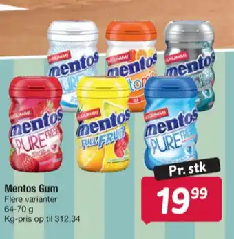 Fakta Tyskland Mentos tyggegummi pure white tilbud