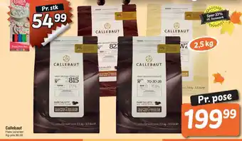 Fakta Tyskland Callebaut overtrækschokolade w2 tilbud