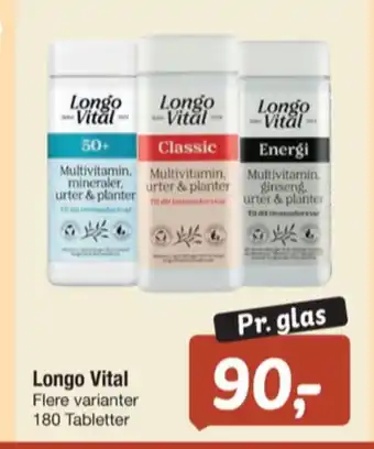 Longo vital vitaminer