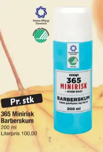 Fakta Tyskland Coop 365 minirisk barberskum tilbud