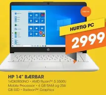 Expert Hp 14" Bærbar 14DK0850NO tilbud
