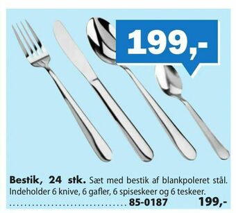 Bestik, 24 stk