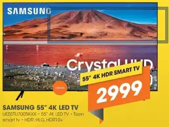 Samsung 55"4K Led TV UE55TU7005KXX